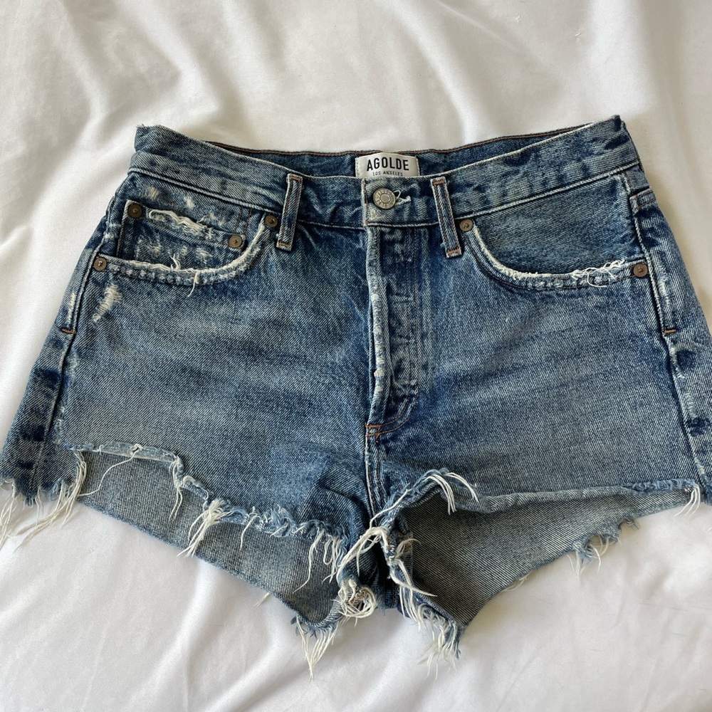 Agolde Parker Cut Off Shorts